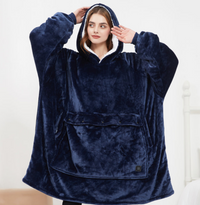 Heated Oversized Hoodie Blanket