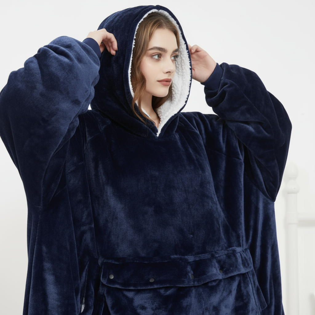 Heated Oversized Hoodie Blanket