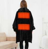 Heated Oversized Hoodie Blanket