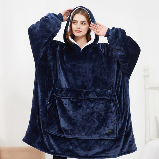 Heated Oversized Hoodie Blanket