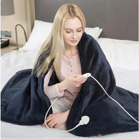 Safety Heated Blanket with Adjustable Temperature
