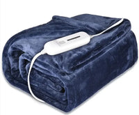 Safety Heated Blanket with Adjustable Temperature